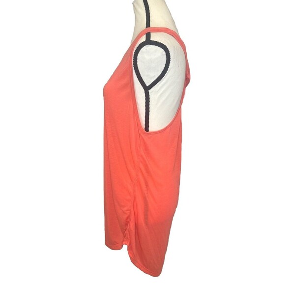 Athleta Yogini Racerback CORAL Tank Top Active Gym Work Out Stretch Flowy Sz M - Picture 4 of 9